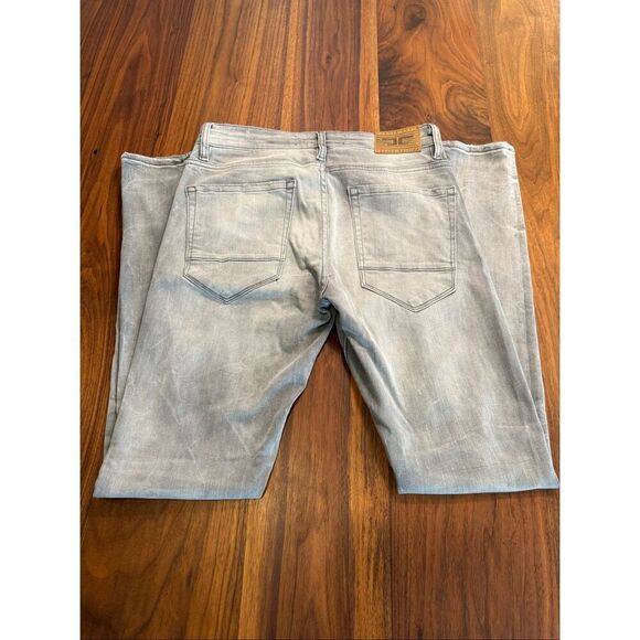 Jordan Craig Men's Gray Sean High Rise Faded Skinny Jeans Size 32/34 - Picture 8 of 8